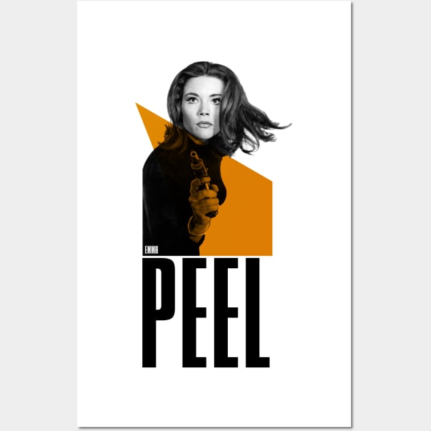 Steed & Mrs Peel Mens Wall Art by Den Tbd